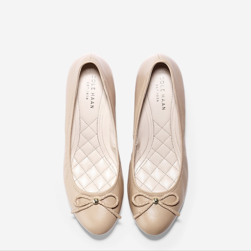 Cole Haan Women's Tali Grand Lac Wedge with Bow Shoes